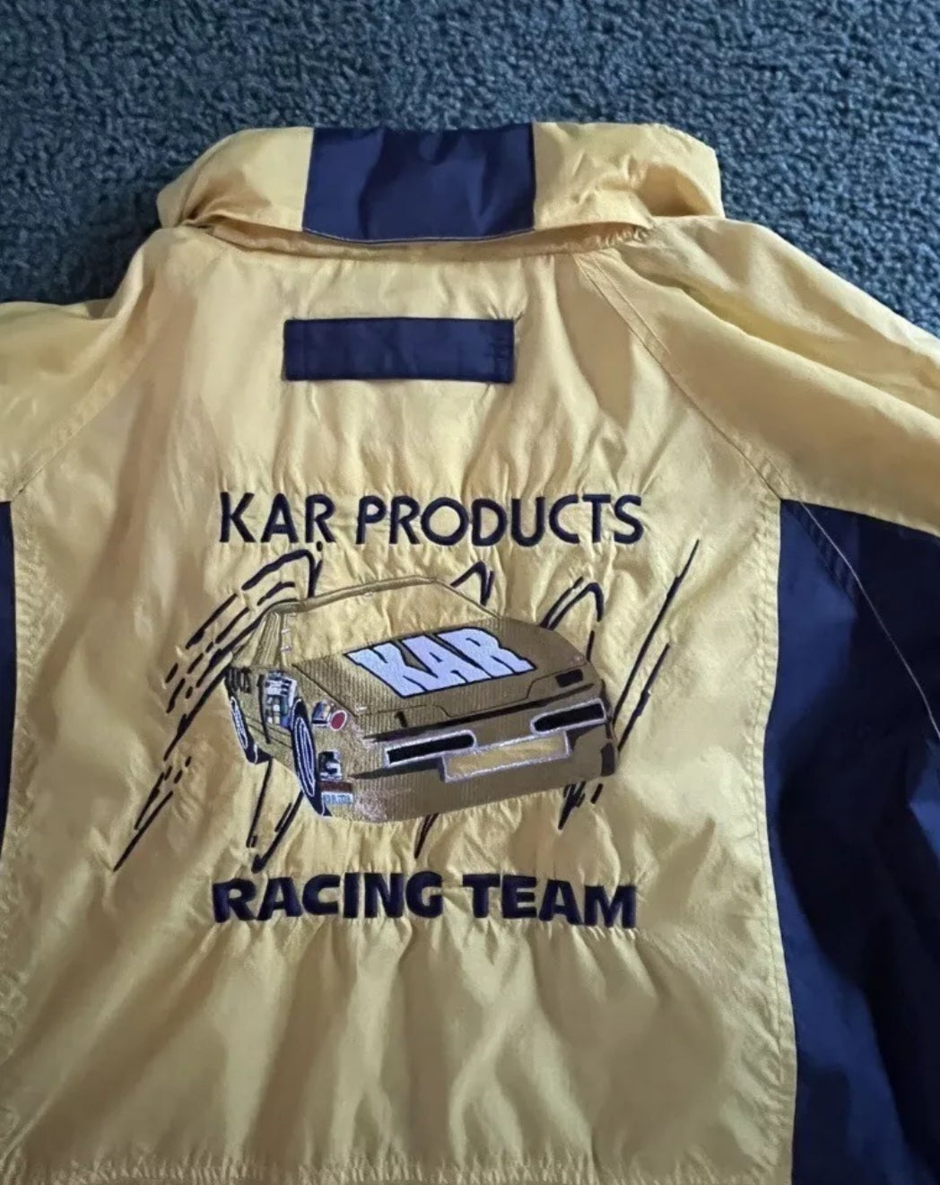 NASCAR  Vintage KAR PRODUCTS Windbreaker Jacket