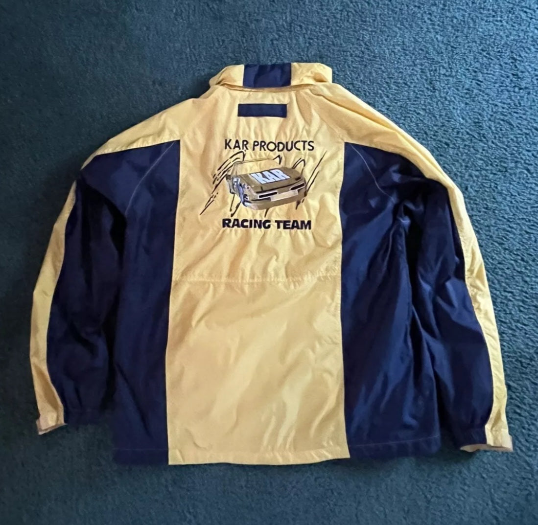 NASCAR  Vintage KAR PRODUCTS Windbreaker Jacket